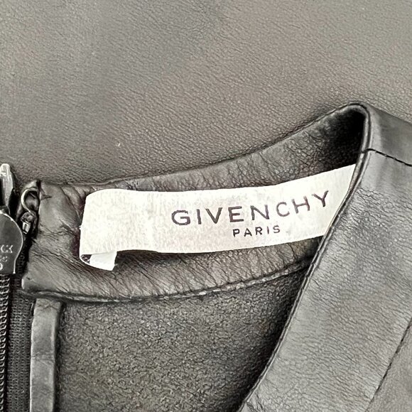 Givenchy black leather blouse size 38 - Picture 5 of 7